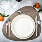 Due Flatware Set //  5 Pieces (Stainless Steel)