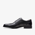 CraftArloLimit Leather Brogue Derbys // Black (US: 8.5)