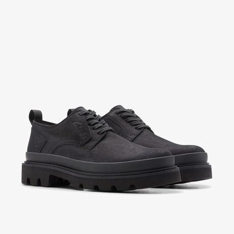 Badell Lace Nubuck Oxfords // Black (US: 7)