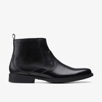 Whiddon Zip Leather Chelse Boots // Black (US: 11)