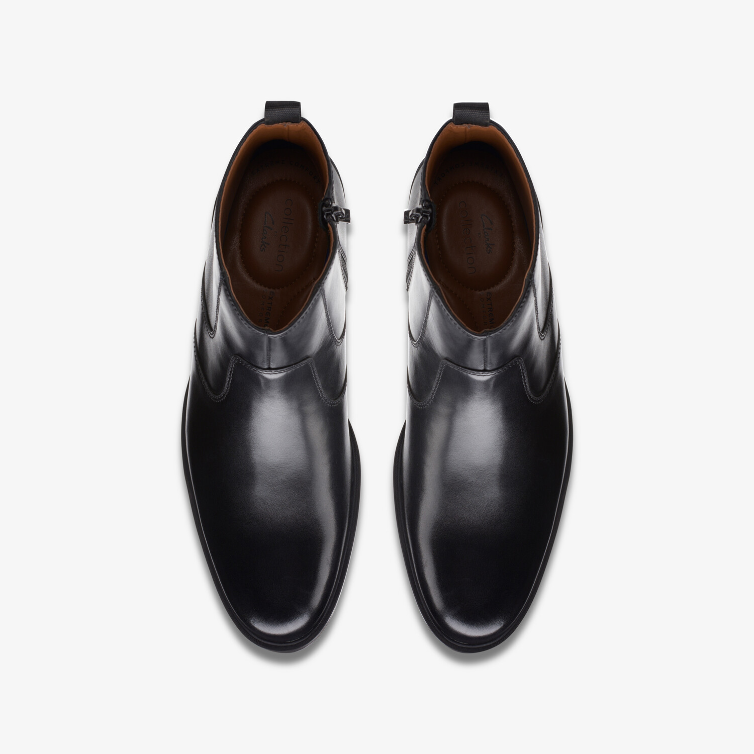 Whiddon Zip Leather Chelse Boots // Black (US: 7.5) - Clarks