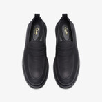Badell Step Nubuck Loafers // Black (US: 10)