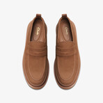 Badell Step Nubuck Loafers // Cola (US: 10)