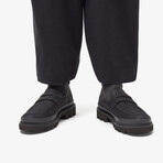 Badell Step Nubuck Loafers // Black (US: 10)