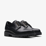 Clarkridge Lo Leather Oxfords // Black (US: 10)