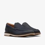 Monahan Step Nubuck Loafers // Navy (US: 8)