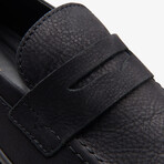 Badell Step Nubuck Loafers // Black (US: 10)