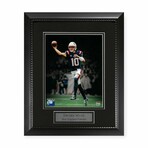 Drake Maye // New England Patriots // Unsigned Photo + Framed // Throw