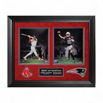 Drake Maye & Roman Anthony // Unsigned Collage + Framed