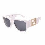 Versace // Men's // VE4403 314/87 Square Sunglasses // Havana Gold + Dark Gray
