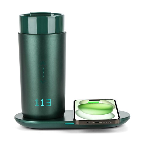 Smart Self-Heating Coffee Mug // Dark Green