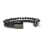 Men's // Premium Bradbury Bracelet // Black (L)