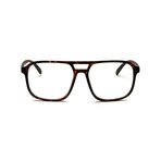 Unisex // Rubberized Aviator Blue Light & Reading Glasses // Matte Tortoise (Blue Light)