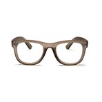 Unisex // Rubberized Wayfarer Blue Light & Reading Glasses // Matte Nude (Blue Light)