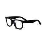 Unisex // Rubberized Wayfarer Blue Light & Reading Glasses // Matte Black (Blue Light)
