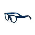 Unisex // Rubberized Wayfarer Blue Light & Reading Glasses // Matte Blue (Blue Light)
