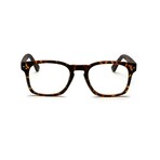 Unisex // Rubberized Square Blue Light & Reading Glasses // Matte Tortoise (Blue Light)