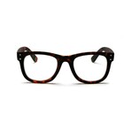Unisex // Rubberized Wayfarer Blue Light & Reading Glasses // Matte Tortoise (Blue Light)