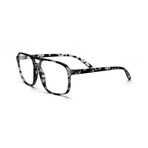 Unisex // Rubberized Aviator Blue Light & Reading Glasses // Matte Grey Tortoise (Blue Light)