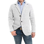Shawll Collar Cardigan // White (XS)