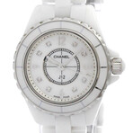 Chanel Ladies J12 Diamond Quartz // H2570-DIAMOND // Pre-Owned