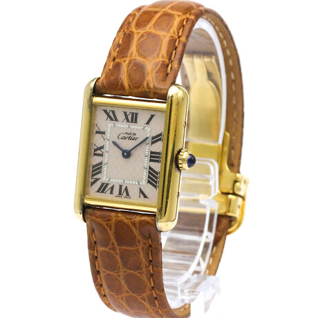 Cartier Ladies Must Tank X'mas Limited Edition Edition Quartz // W1018687 // Pre-Owned