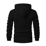 Quarter-Zip Hoodie // Black (XS)