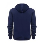 Quarter-Zip Utility Hoodie // Navy Blue (XS)