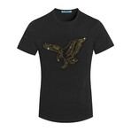 Eagle Crystal T-Shirt // Black (2XL)