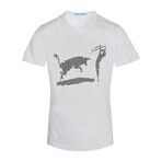Matador Bull-Crystal T-Shirt // White (XL)