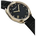 Ferragamo Ladies Cuir Quartz // SFYN00420