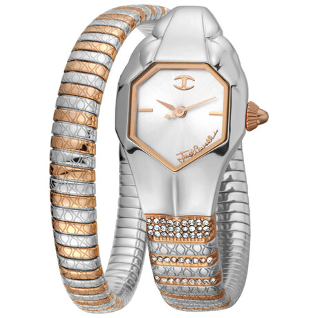 Just Cavalli Ladies Signature Snake Quartz // JC1L113M0055