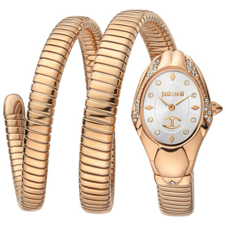 Just Cavalli Ladies Snake Quartz // JC1L185M0025