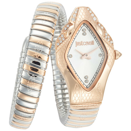 Just Cavalli Ladies Snake Quartz // JC1L306M0075