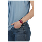 Ferragamo Ladies Cuir Quartz // SFYN01122