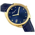 Ferragamo Ladies Cuir Quartz // SFYN01422