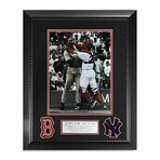 Alex Rodriguez & Jason Varitek // "Brawl" Unsigned Photo + Framed