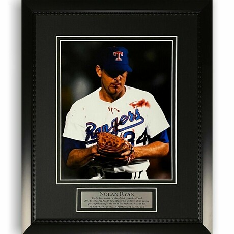 Nolan Ryan // Texas Rangers // Unsigned Photo + Framed