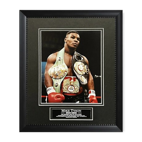 Mike Tyson // Unsigned Photo + Framed