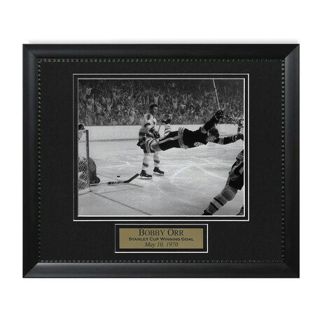 Bobby Orr // Boston Bruins // Unsigned Photo + Framed