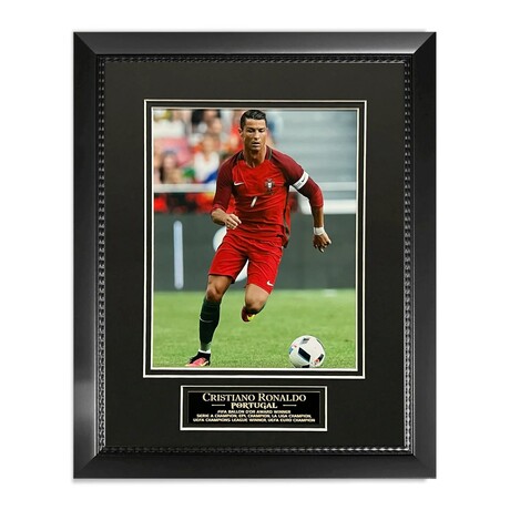 Cristiano Ronaldo // Portugal // Unsigned Photo + Framed