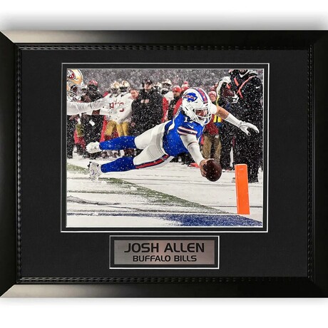 Josh Allen // Buffalo Bills // Unsigned Photo + Framed