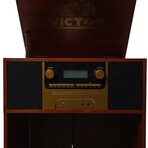 Boyleston 7-in-1 Turntable Music Center // Mahogany