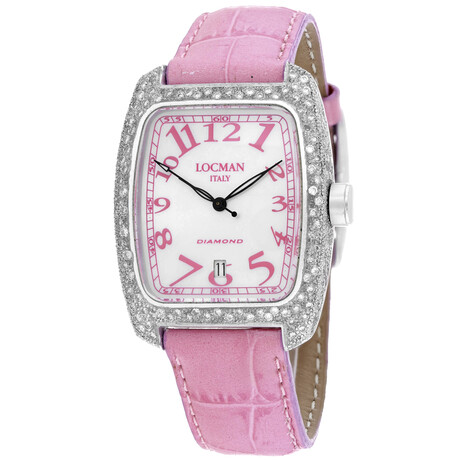 Locman Ladies Diamond Quartz // 488MOPPK2DC/PK