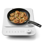 Elite Gourmet Digital SlimStore Induction Cooktop (White)