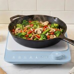 Elite Gourmet Digital SlimStore Induction Cooktop (White)