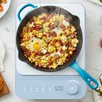 Elite Gourmet Digital SlimStore Induction Cooktop (White)