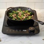Elite Gourmet Digital SlimStore Induction Cooktop (White)