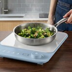 Elite Gourmet Digital SlimStore Induction Cooktop (White)