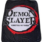 Demon Slayer Logo Lightweight Fleece Throw Blanket | 45 x 60 Inches